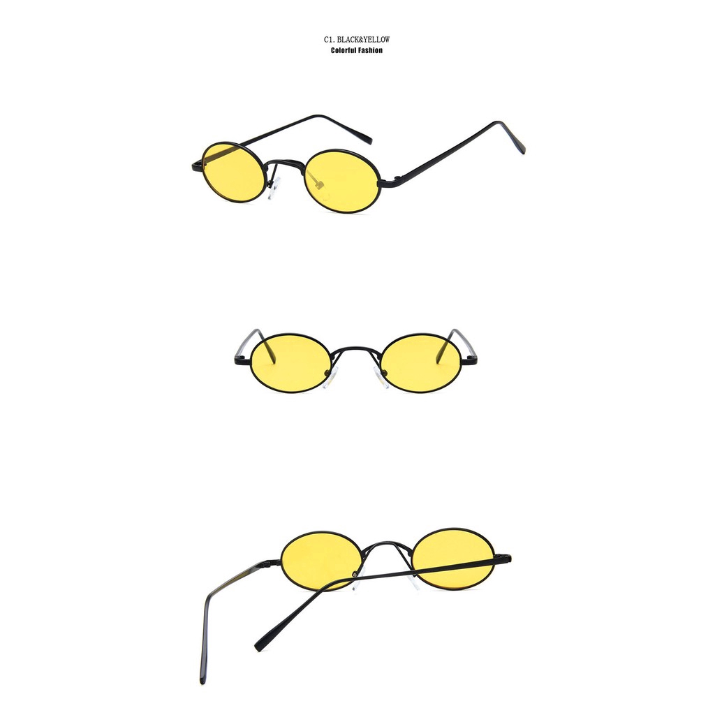 Kính Mát Gọng Kim Loại Tròn Nhỏ Thời Trang 2022