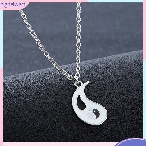 Set 2 Dây Chuyền Mặt Ghép Hình Vòng Tròn Âm Dương Cho Bạn Thân