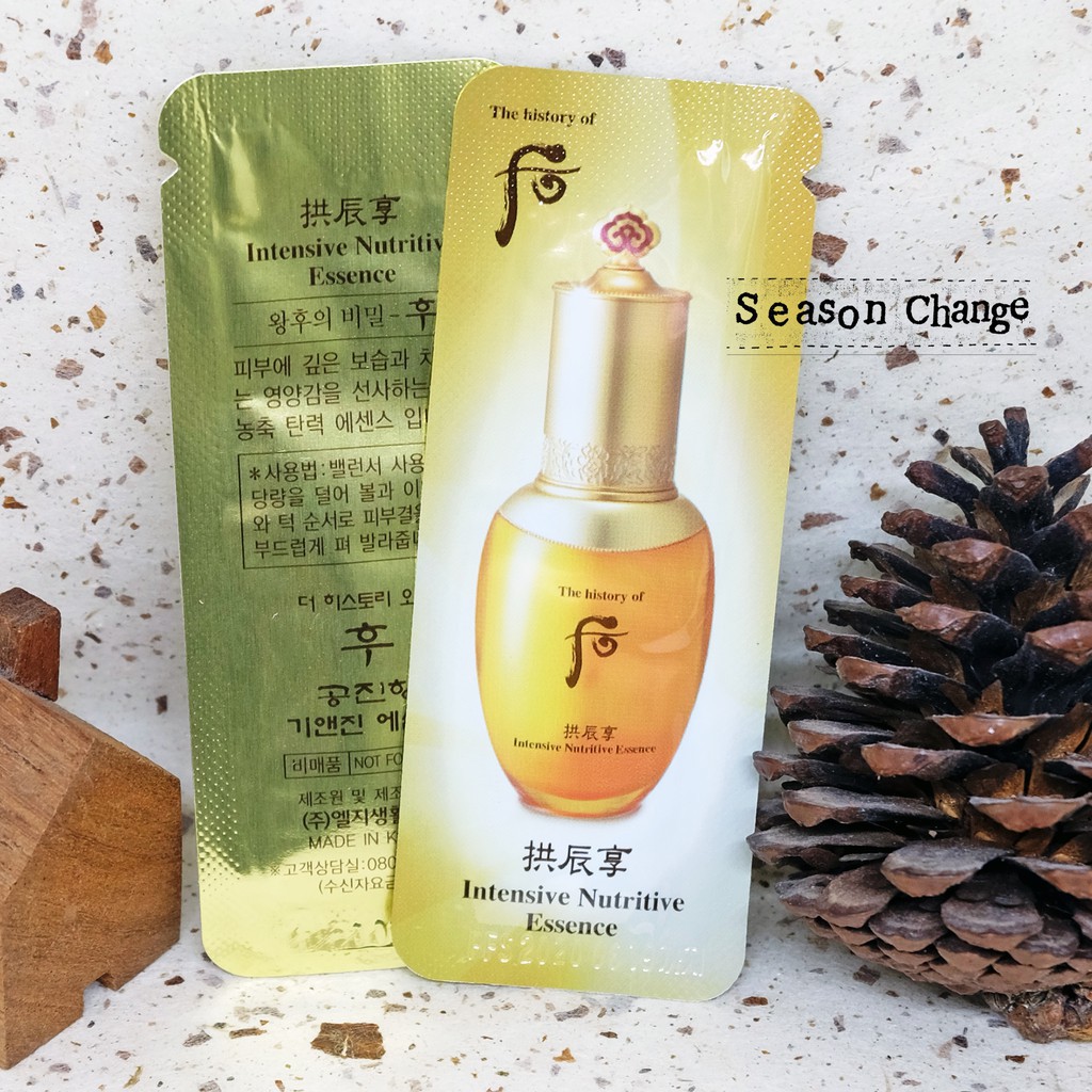 Gói Tinh Chất Dưỡng Da Whoo Intensive Nutritive Essence 1ml - Tinh Chất Đông Y Cải Thiện Nếp Nhăn