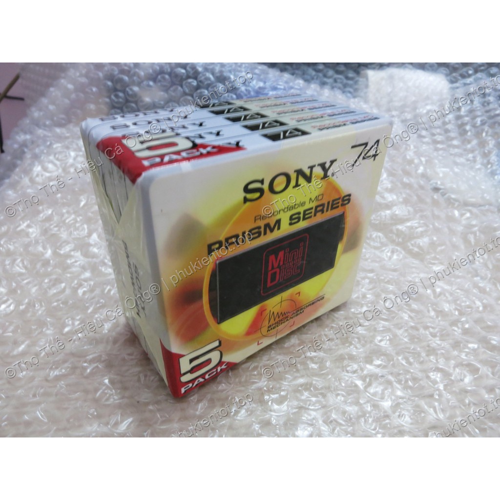 Bloc 05 đĩa MD SONY. Prism 74 min - Nguyên seal - MADE IN JAPAN