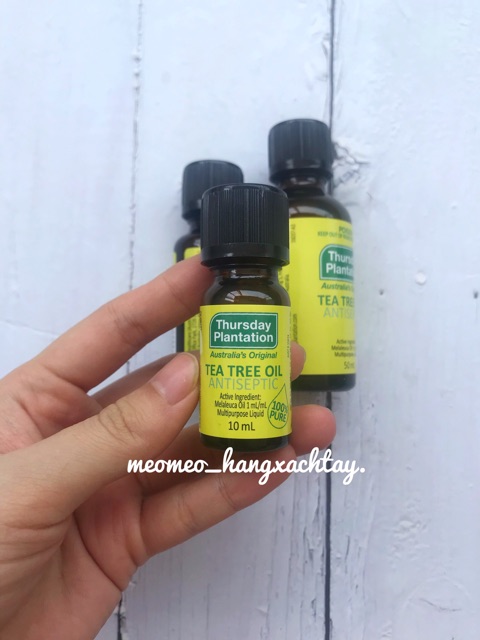 Tinh dầu tràm trà nguyên chất Úc Tea Tree Thursday Plantation 10ml 25ml 50ml