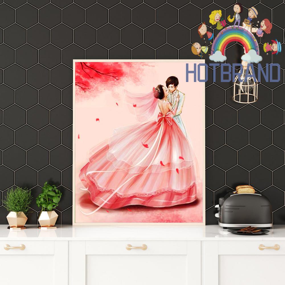 Tranh Thêu Cặp Đôi Kim Cương 5d