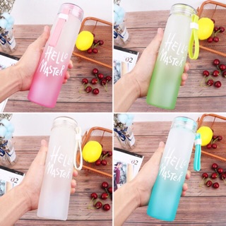 Bình Thủy Tinh 500ml Hello Master (Loại Đẹp)