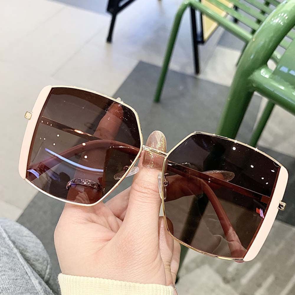 Kính mát gọng vuông phong cách hip hop thời trang cho nữ