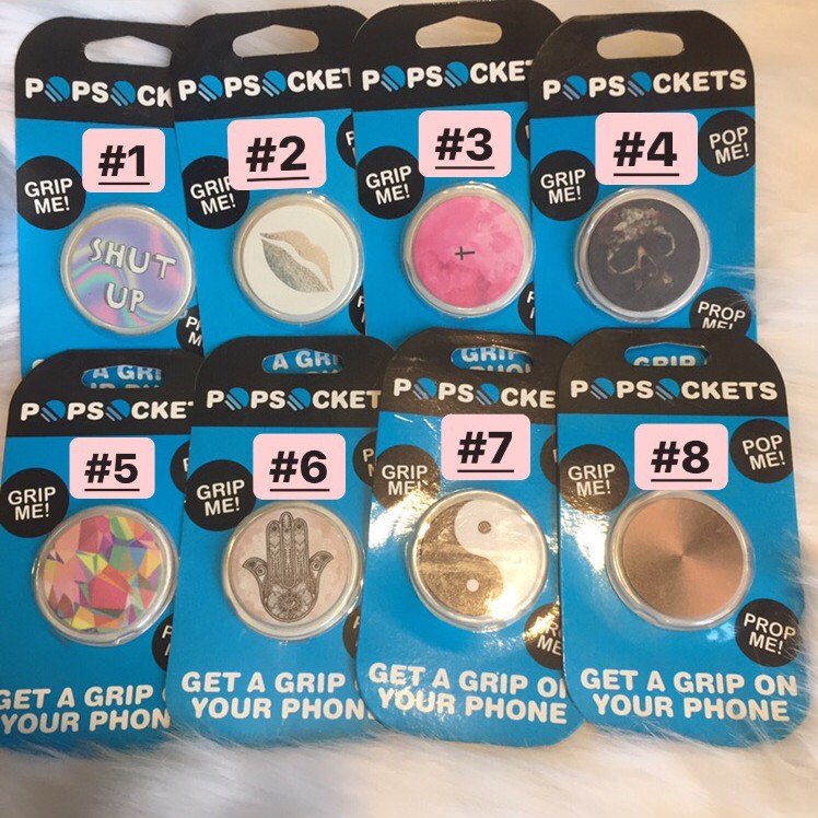 Giá đỡ đa năng Popsocket nhiều hình/ màu sắc - Đỡ điện thoại, quấn tai nghe, hỗ trợ xem phim