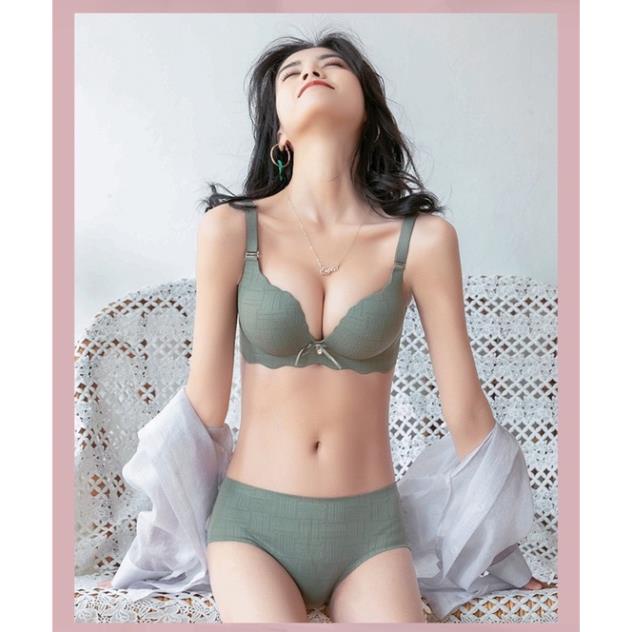👙 Áo Lót Su Softie Viền Sóng 3D Nâng Ngực Thời Trang Dành Cho Nữ 361 👙