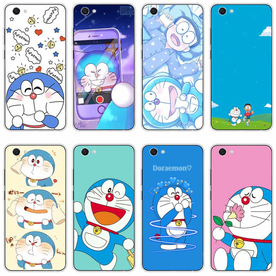 Ốp Lưng Điện Thoại Bằng Silicone Tpu Mềm Hình Doraemon Cho Vivo Z1X / Y67 / V5 / V5S / Y66 / Y51 / Y20 2021