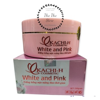 Kem Body White And Pink Kachi-h Dưỡng Trắng Da Toàn Thân