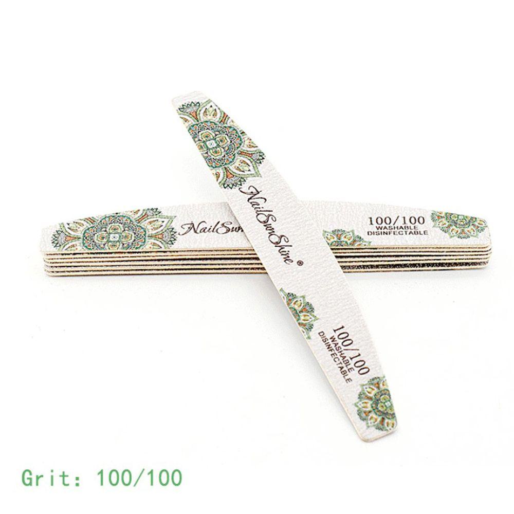 OCEANMAP Dũa Móng Tay 80 100 150 180 240 Grit Dày Dặn Tiện Dụng Cho Gia Đình / Salon