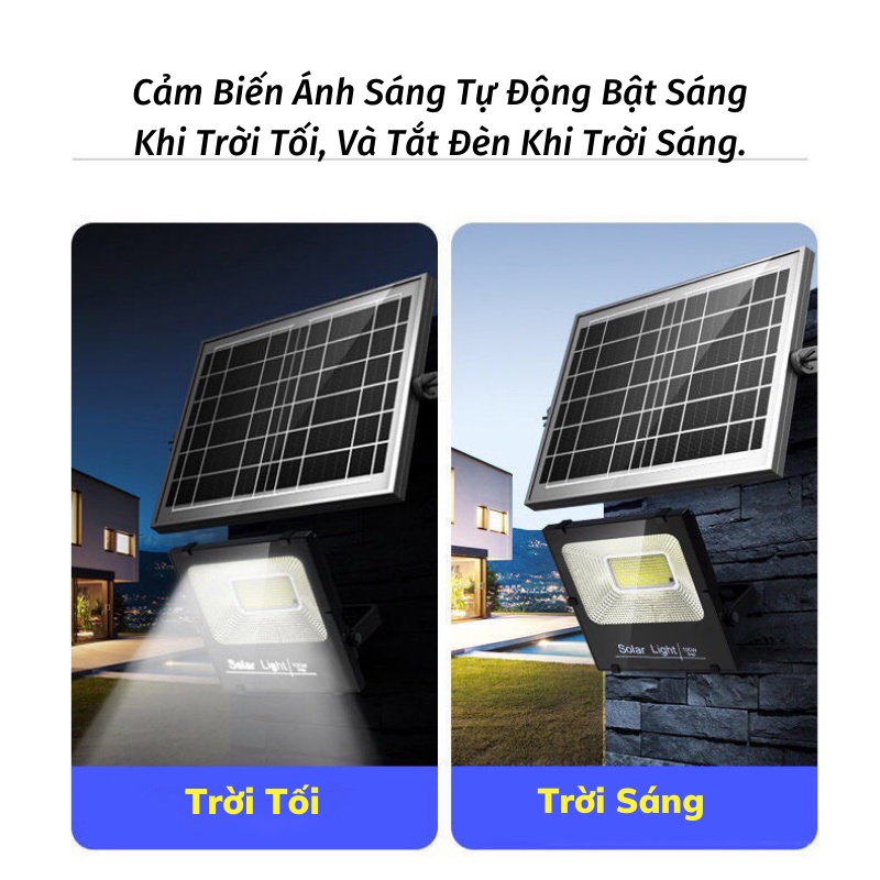 Đèn Led Năng Lượng Mặt Trời Siêu Sáng Đèn Pha Led Năng Lượng Chống Nước Ngoài Trời SOLAR LIGHT ASAKI OFFICIAL