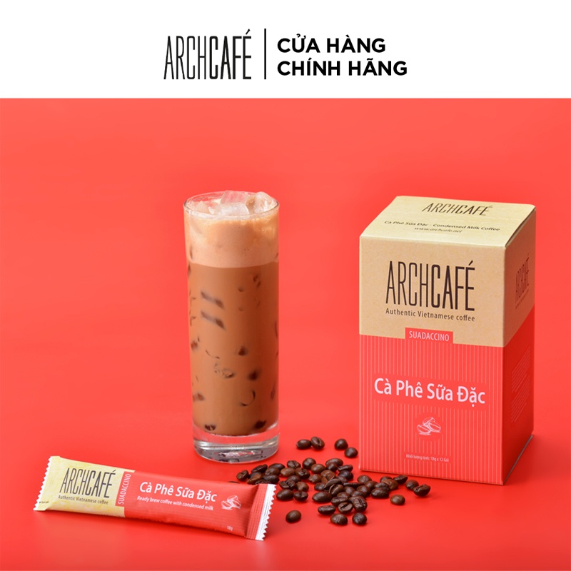 Cà Phê Sữa Đặc Archcafé (hộp 12 gói x 18g)