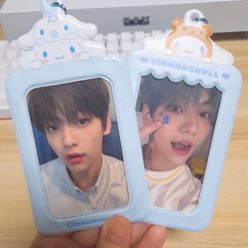 KEYRING CARD HOLDER SANRIO HÀN QUỐC MÓC KHOÁ ĐỰNG ẢNH THẦN TƯỢNG