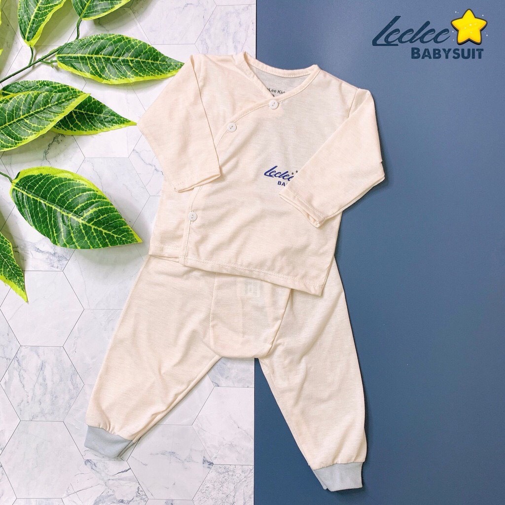 Bộ quần áo sơ sinh dài tay Lee lee babysuit cho bé trai, bé gái