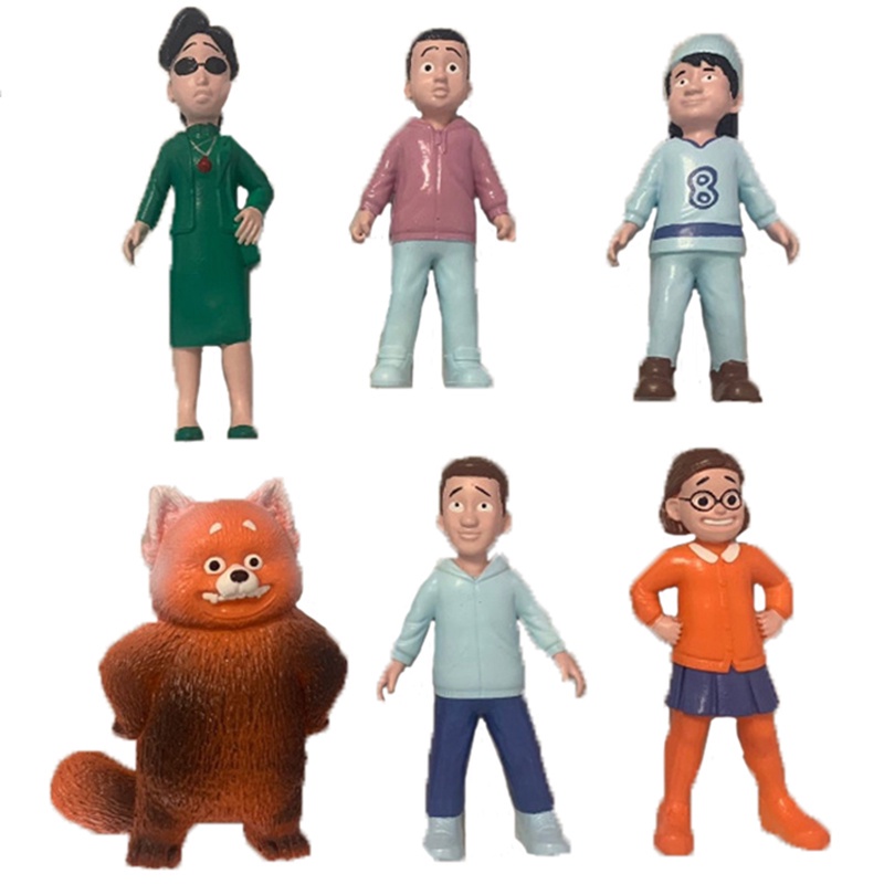 DISNEY Bộ Sưu Tập Búp Bê Nhân Vật Gấu Trúc Đỏ