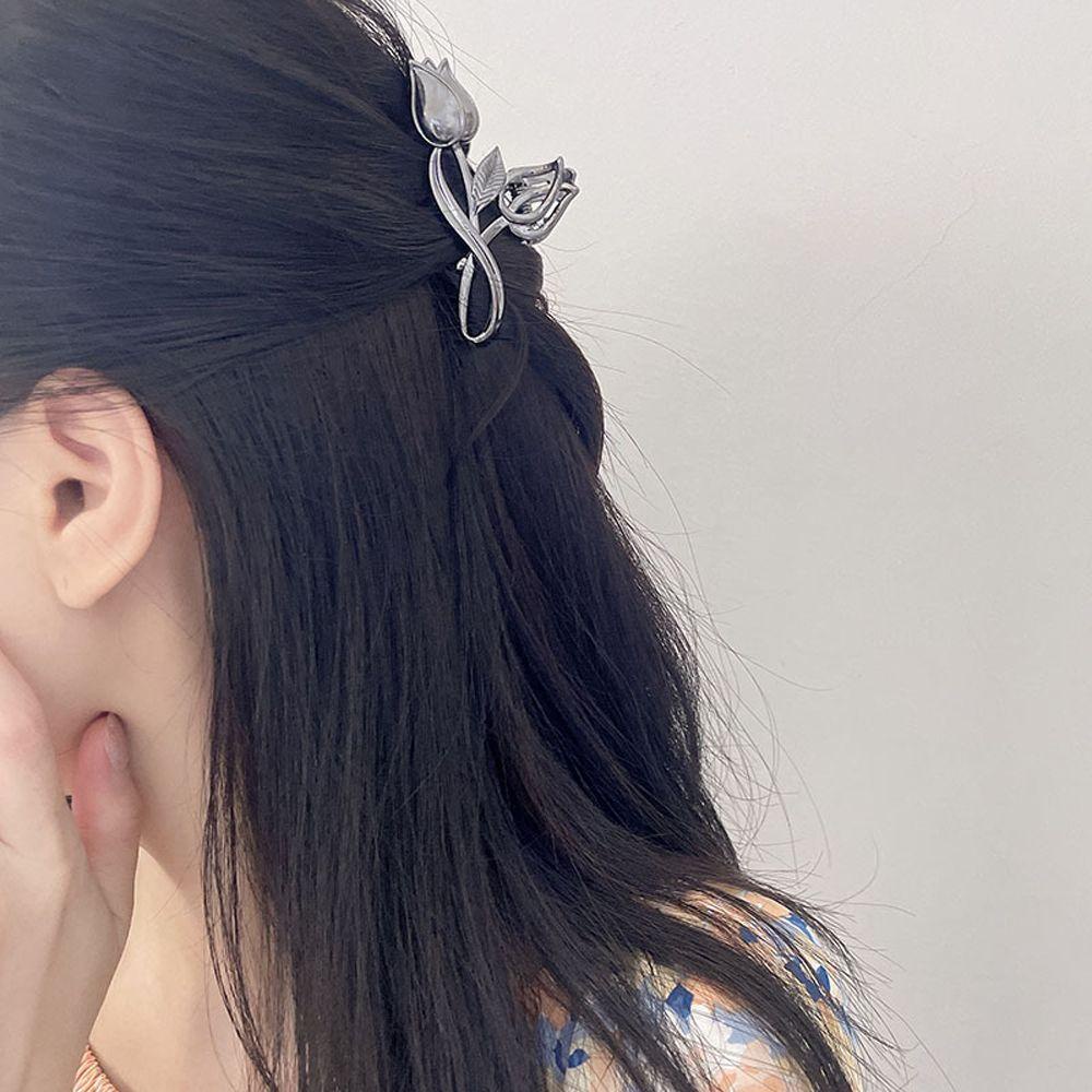 Kẹp Tóc Càng Cua / Cá Mập / Hoa Tulip Ngọt Ngào Hợp Thời Trang Cho Nữ MXMUSTY
