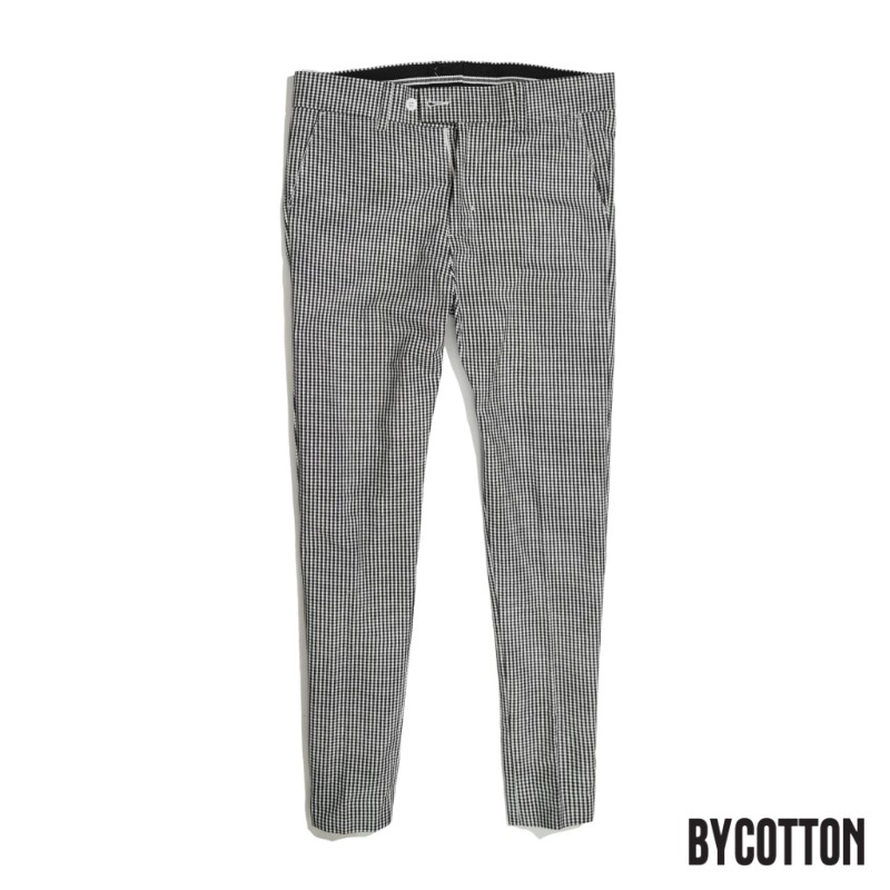 Quần Tây Dài Nam Phối Caro BYCOTTON Caro Trouser