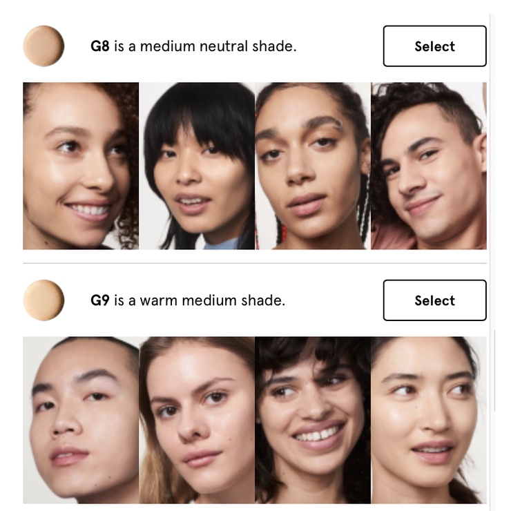 kem nền GLOSSIER mỏng nhẹ tự nhiên G8-G11 - GLOSSIER Perfect Skin Tint