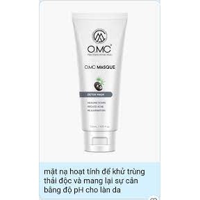 Mặt nạ thải độc OMC MASKQUE 150G cấp cứu phục hồi tổn thương da nhạy cảm của dr.acneal