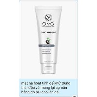 Mặt nạ thải độc OMC MASKQUE 150G cấp cứu phục hồi tổn thương da nhạy cảm của dr.acneal