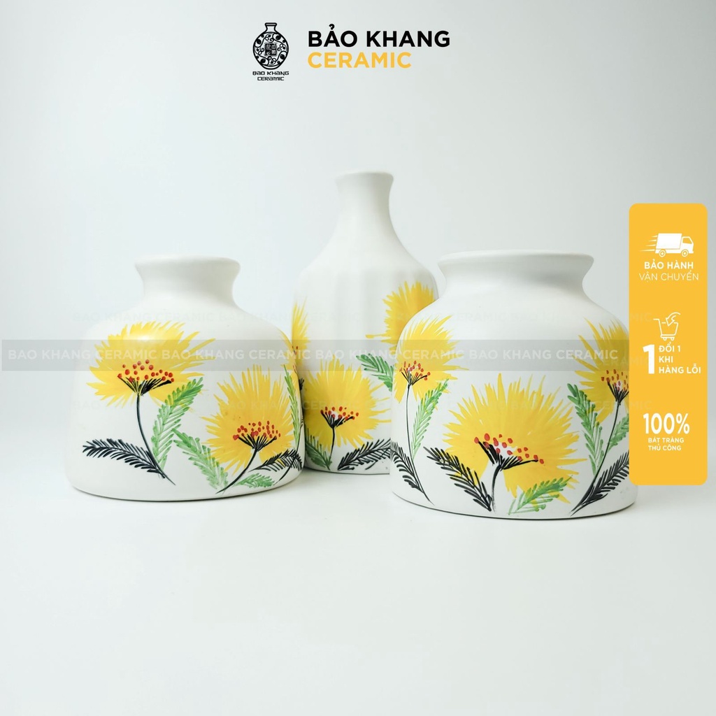 Lọ hoa gốm sứ - lọ hoa men hỏa biến cỡ to dáng cao Bình bông Bát Tràng decor trang trí nhà đẹp Gốm Sứ Bát Tràng