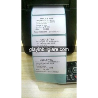 Giấy In Tem Trà Sữa (5 Cuộn)