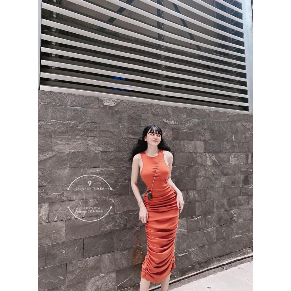 Đầm Body Sát Nách Nhún Sườn Phom Dài Thun Bori Thích Hợp Mặc Đi Tiệc Đi Làm Đi Chơi Phù Hợp Với Mọi Phong Cách | BigBuy360 - bigbuy360.vn