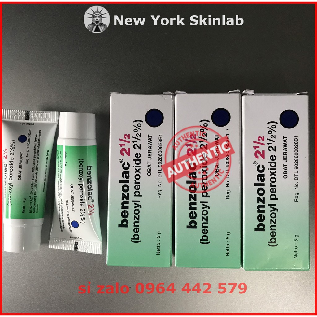 Chấm mụn Benzac AC - Benzoyl Peroxide 5%, 2.5% | BigBuy360 - bigbuy360.vn