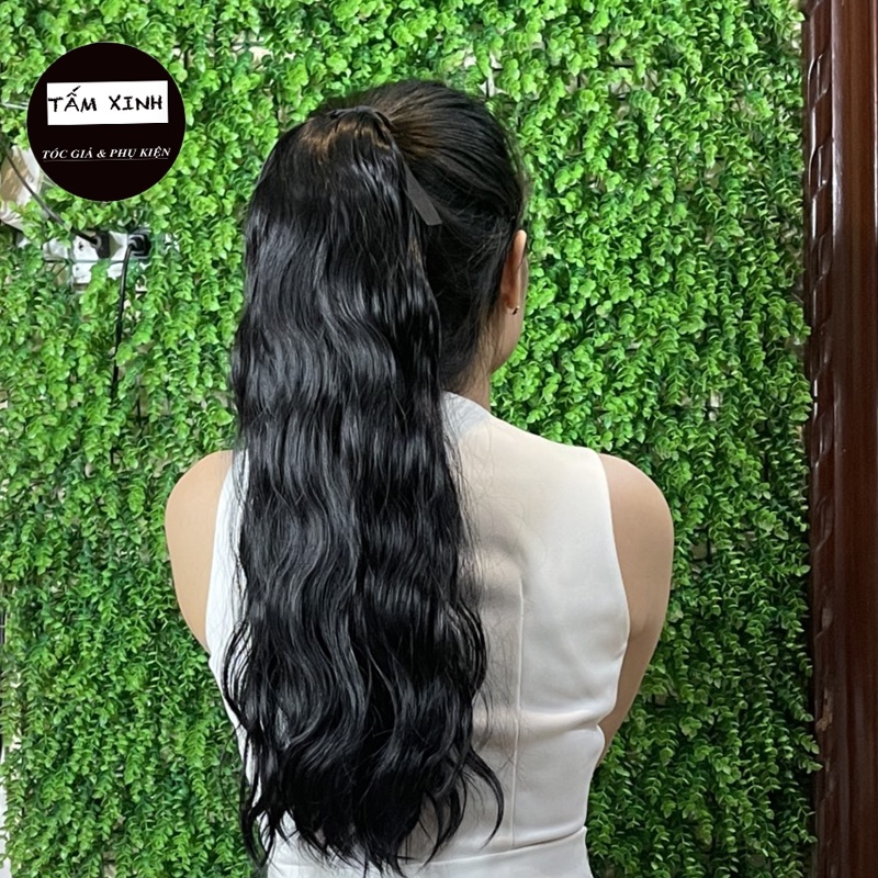 Đuôi tóc giả xù mỳ dạng buộc,cột dáng dài thời trang đẹp TẤM XINH - ĐUÔI BUỘC