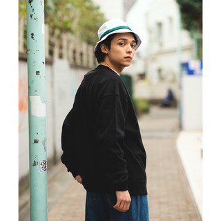 Áo dài tay NỈ BÔNG Unisex MonsterX Trơn Basic Sweater Ulzzang cặp đôi nam nữ form rộng oversize Hàn Quốc