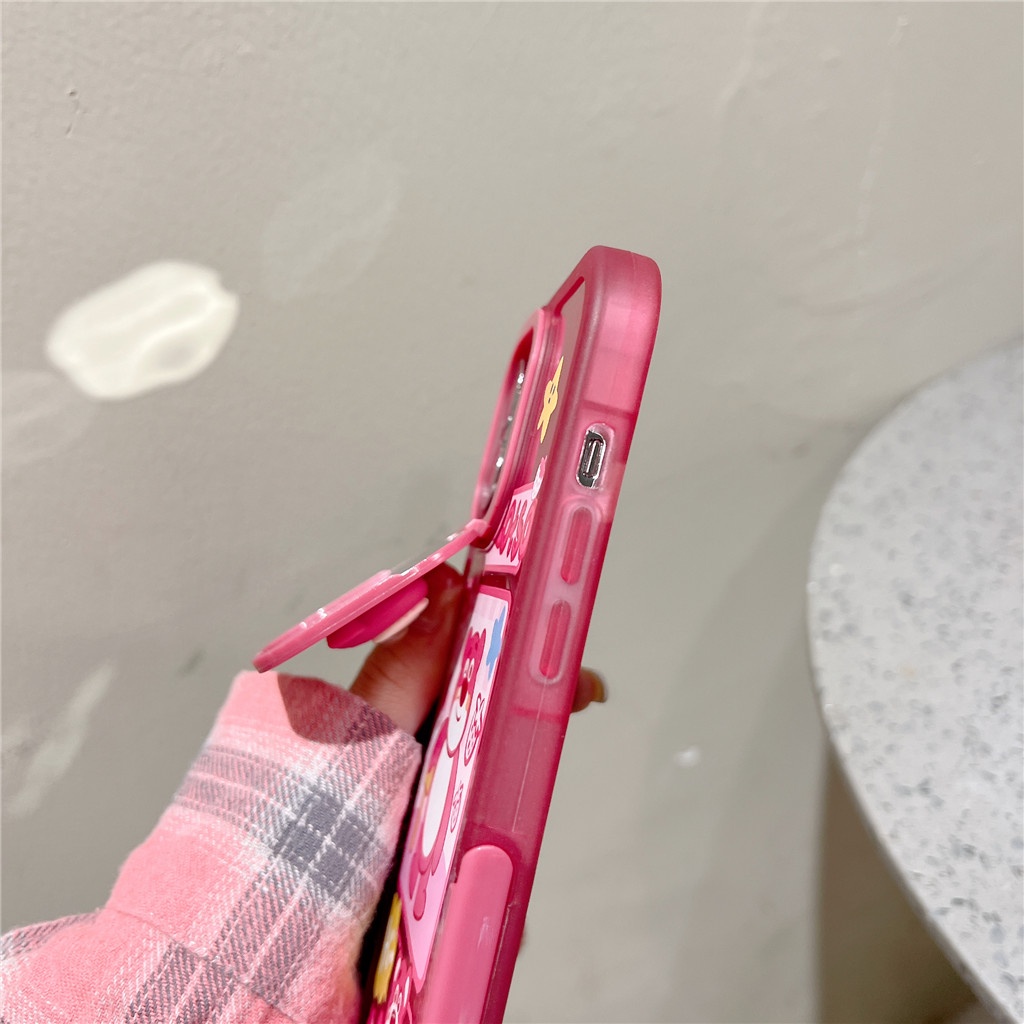 Ốp Điện Thoại TPU Mềm Hai Màu Có Giá Đỡ Cho iphone 14 Pro Max 13 Pro Max 12 Pro Max