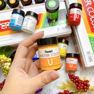 Màu Poster Pentel - Bộ 12 màu