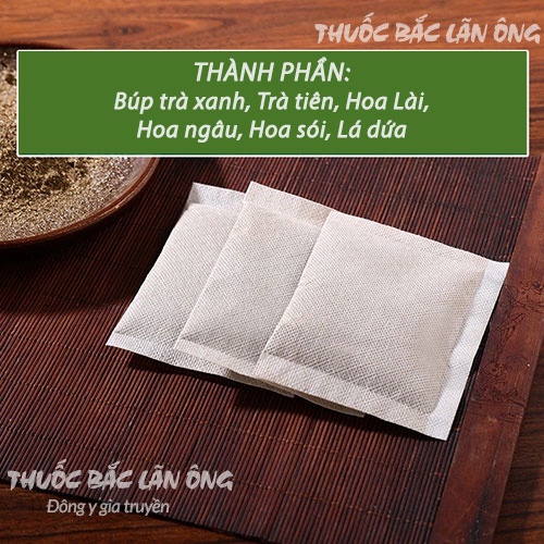 Trà sâm dứa thanh nhiệt, mát gan, giúp ăn ngon - Thuốc Bắc Lãn Ông