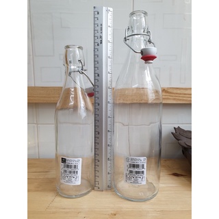 Chai thủy tinh nắp cài Giara 0.5L - 1L  (Bormioli Rocco)