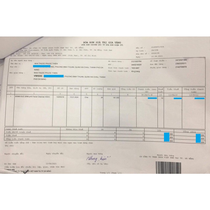 Sữa Rửa Mặt Cho Da Nhạy Cảm Eucerin pH5 Facial Cleanser 400ml