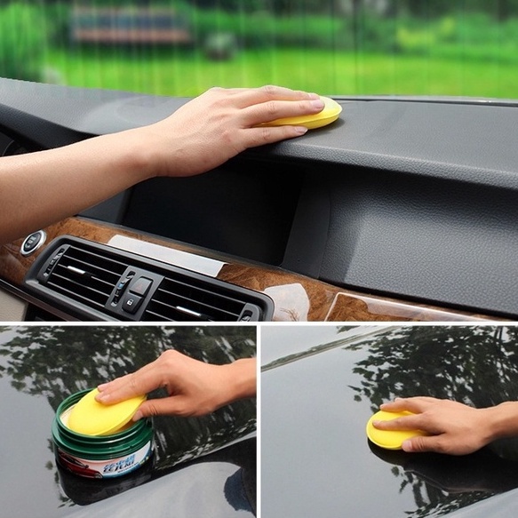 Mút Xốp Xoa Bóng Ô tô, Xe Máy - Làm Bóng Nội Thất, Ngoại Thất Xe Hơi, Chăm Sóc Xe - Siêu Mềm, Thấm Hút Tốt