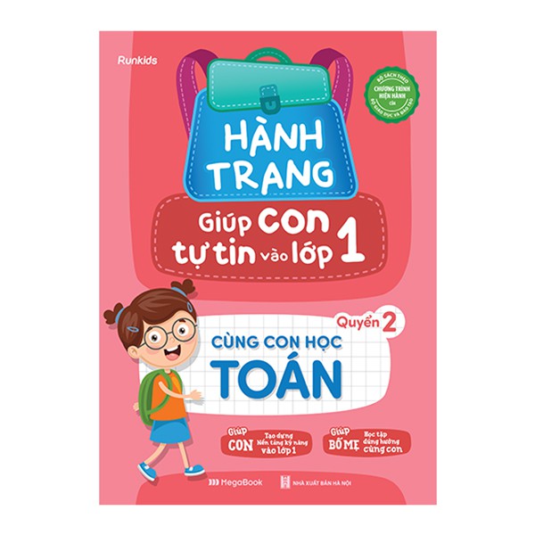 Sách Hành trang giúp con tự tin vào lớp 1 - Quyển 2: Cùng con học Toán