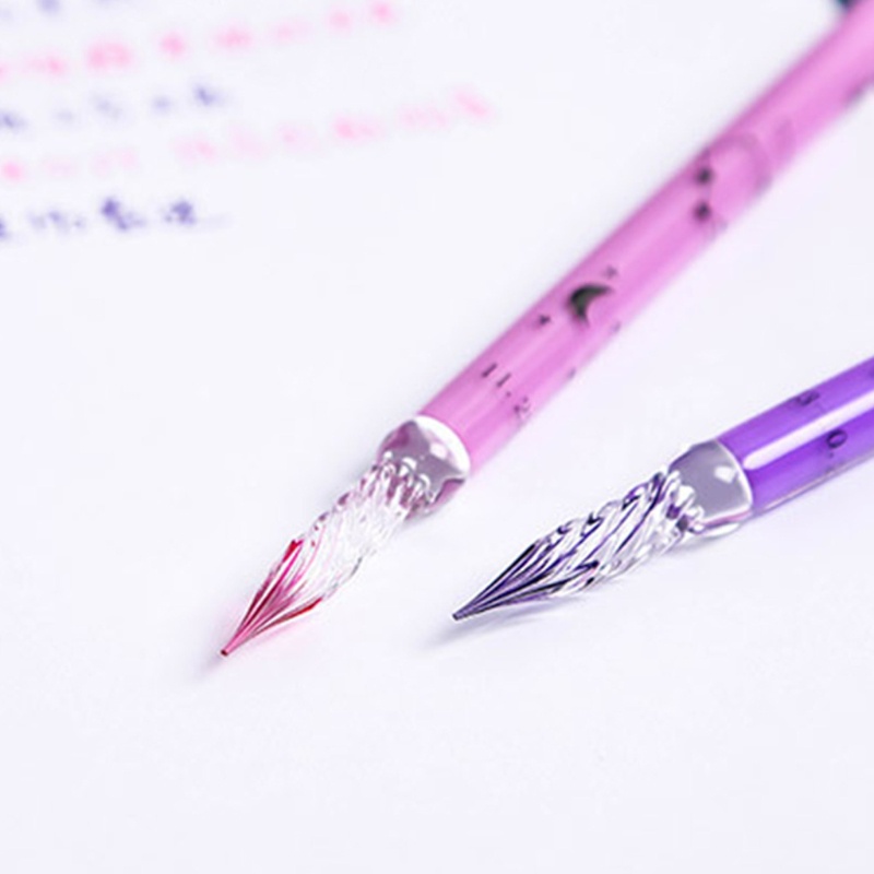 Seng Bút Chấm Mực Bầu Trời Sao Pha Lê Độc Đáo Cho Bạn Bè Famliy