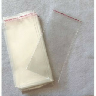 1 Lạng Túi Opp dán miệng size 8*17cm đựng lì xì truyền thống. Bao kính đựng bao lì xì