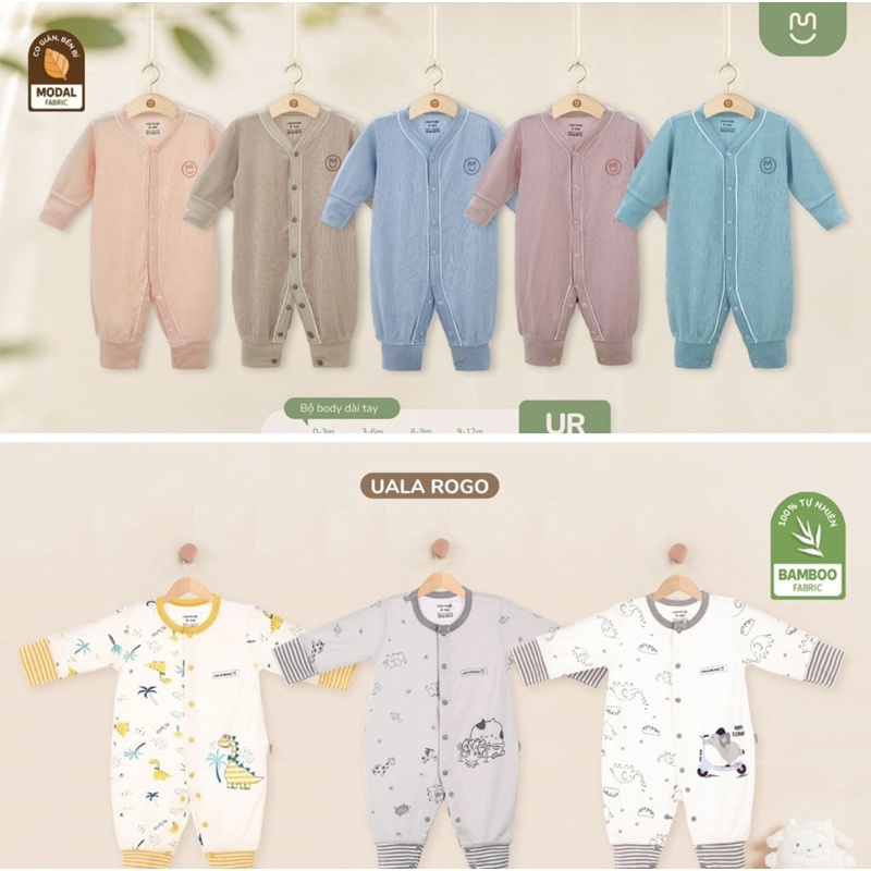Body dài mềm mịn co giản 4 chiều cho bé trai bé gái