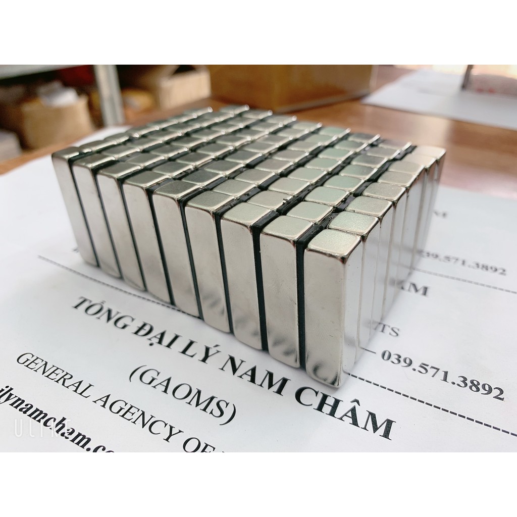Nam châm thỏi 40x10x10mm lực hút siêu cường