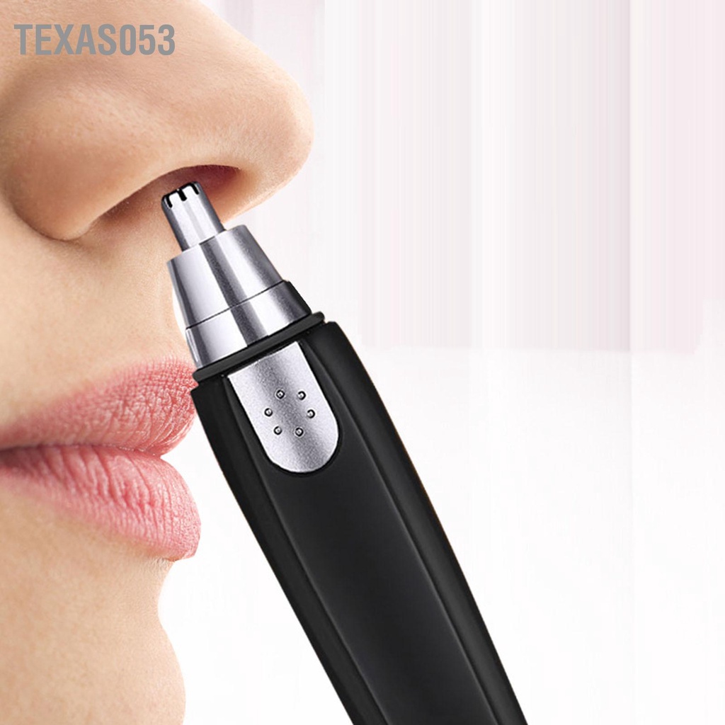 Texas053 Máy tỉa lông mũi chuyên nghiệp không đau bằng điện có thể giặt tẩy cho nam giới nữ