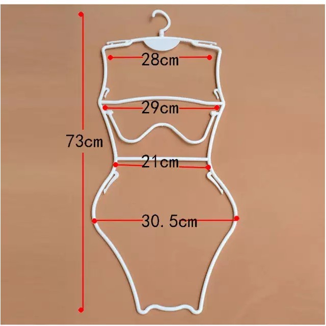 MÓC BỘ BIKINI - MẮC TREO QUẦN ÁO TẮM, ĐỒ BƠI