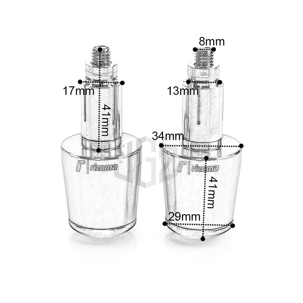 Cặp gù tay lái xe mô tô 22mm chuyên dụng cho Yamaha Aerox 155 2017 2018 Aerox155 Nvx155