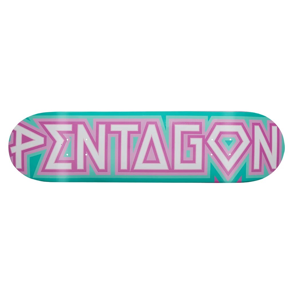 Mặt Ván Trượt Skateboard PENTAGON LOGO PURPLE DECK