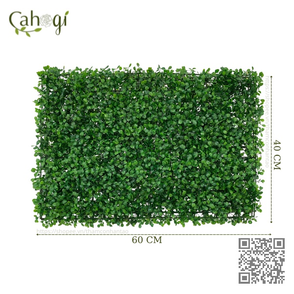 Thảm Cỏ Xoong Nhân Tạo Pvc 60x40cm