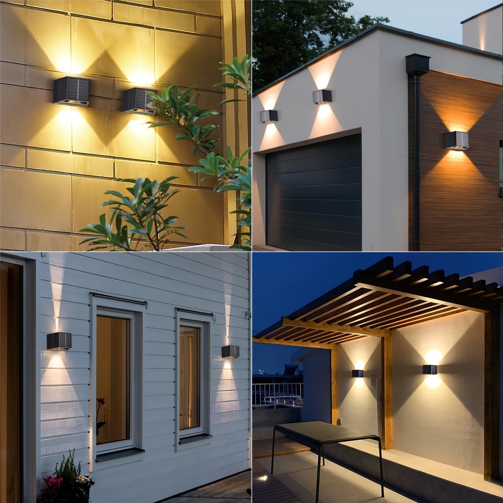 Đèn LED Năng Lượng Mặt Trời Gắn Tường Trang Trí Cầu Thang / Hành Lang