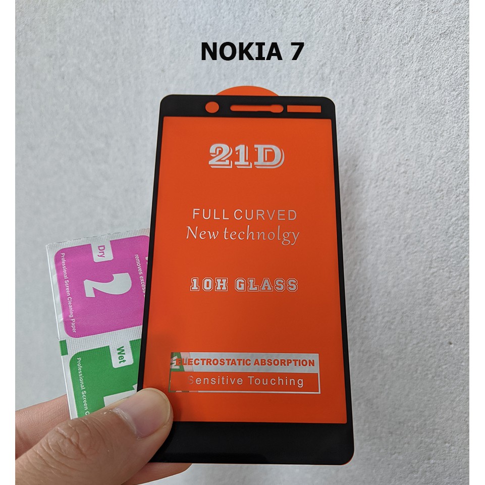 Kính cường lực full màn hình Nokia 7