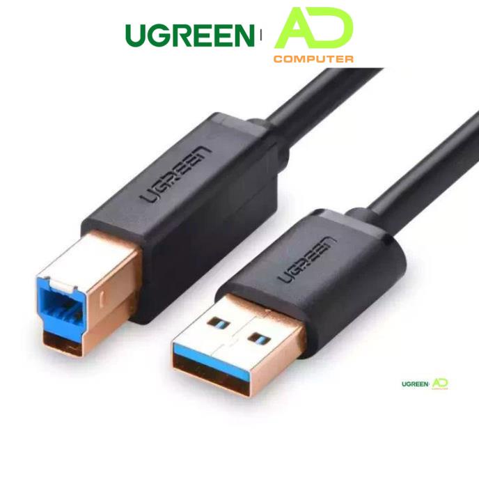 Dây máy in USB 3.0 đầu mạ vàng, dài từ 1-2m UGREEN US210