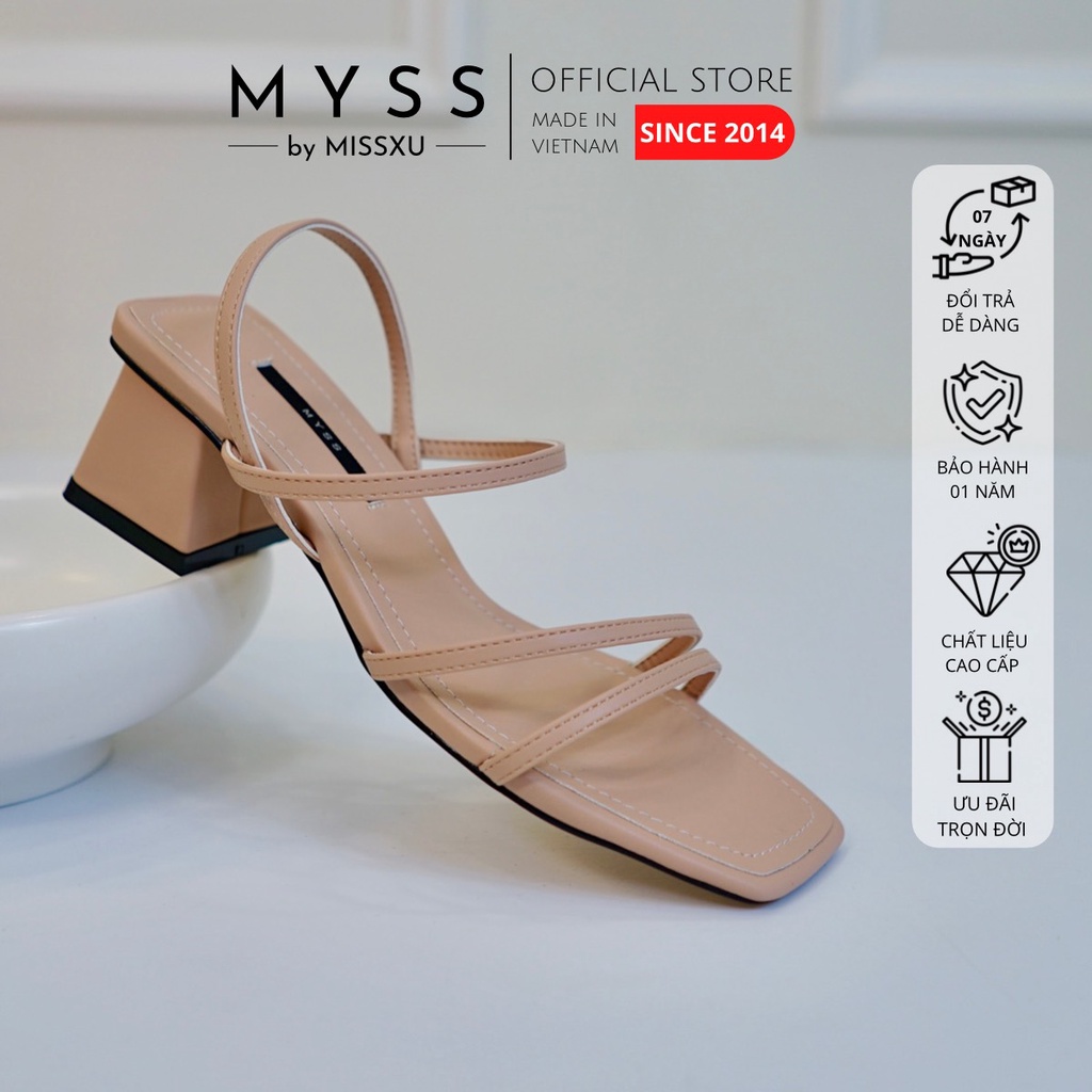 Giày sandal nữ dây mảnh ngang 5cm thời trang MYSS - SD139