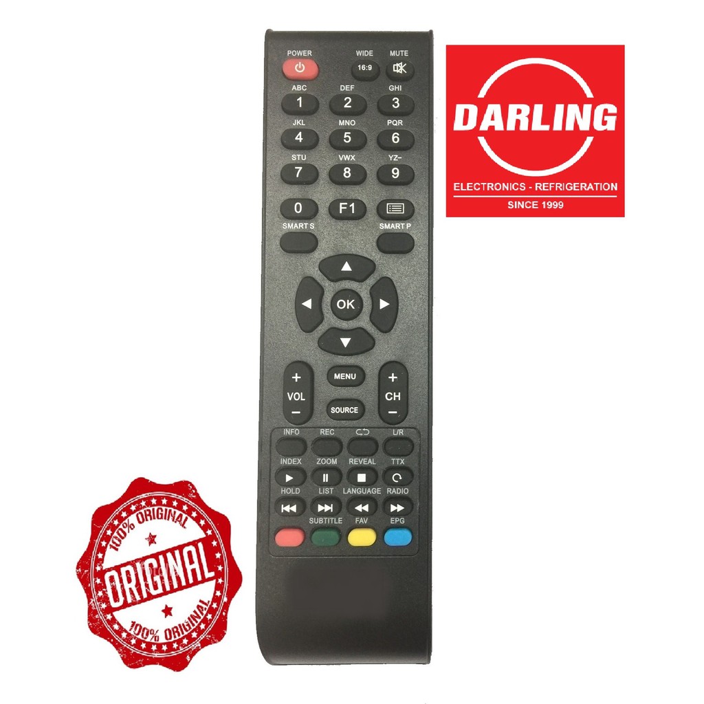 REMOTE ĐIỀU KHIỂN TIVI DARLING SMART MẪU 4